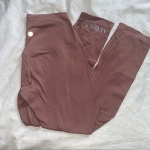 Lululemon align 21 inches size 4 aloha leggings